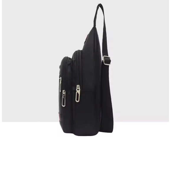 Men's Travel Sling Bag One Size Blue - Picture 4 of 7